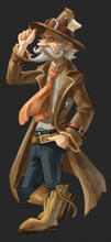 full-body example Fanart of Dunhill from Harvest Moon