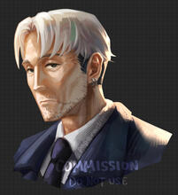 headshot example Fanart of Kishibe from Chainsaw Man